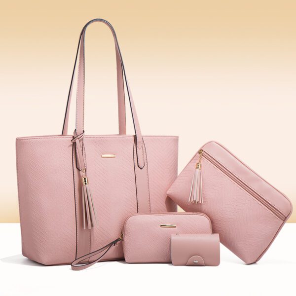 The Leather Tote Collection: A Curated 4-Piece Set for Your Modern Lifestyle