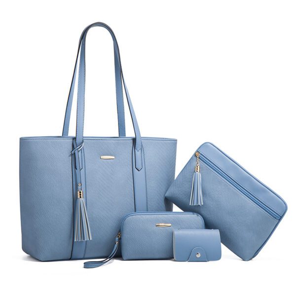 The Leather Tote Collection: A Curated 4-Piece Set for Your Modern Lifestyle