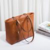 The Leather Tote Collection: A Curated 4-Piece Set for Your Modern Lifestyle
