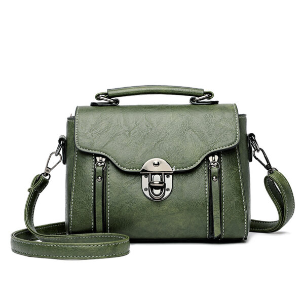 Classic Structured Box Bag - Retro Shoulder & Hand Carry