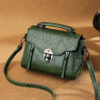 Classic Structured Box Bag - Retro Shoulder & Hand Carry