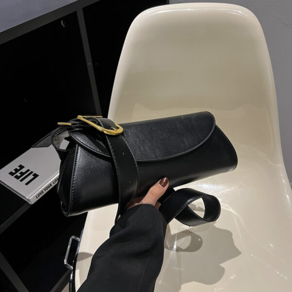 PU leather Crossbody Bag - Edgy Street-Chic Shoulder Purse for Women