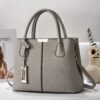 Spacious Convertible Tote with Metal Tag