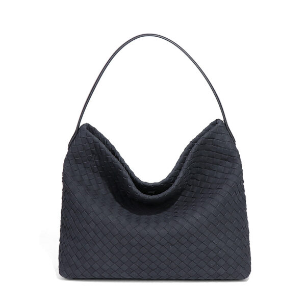 Women's Woven Leather Hobo Bag, Stylish Minimalist Handbag for Everyday Chic