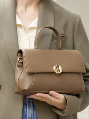 Soft Cowhide Luxury Women's Bag, Versatile Crossbody Commute Bag