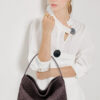Women's Woven Leather Hobo Bag, Stylish Minimalist Handbag for Everyday Chic