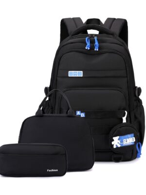 Trendy Large Capacity Nylon Backpack - Versatile Laptop Backpack for  High School & College