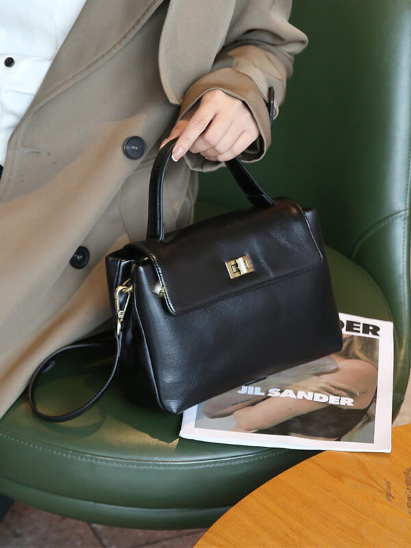 Genuine Leather Handbag & Crossbody Bag - Vintage Shoulder Purse