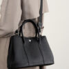 Genuine Leather Bucket Tote - Convertible Crossbody & Shoulder Shopper