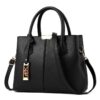 Spacious Convertible Tote with Metal Tag