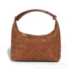 Hand-Woven Matte Leather Tote - Minimalist Handbag