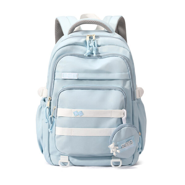 Trendy Large Capacity Nylon Backpack - Versatile Laptop Backpack for  High School & College