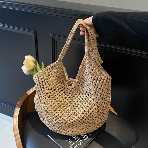 The Boho Beach Tote: Large, Woven & Perfectly Effortless