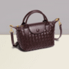Mini Small Size Braided Luxury Leather Women's top Handle Handbag