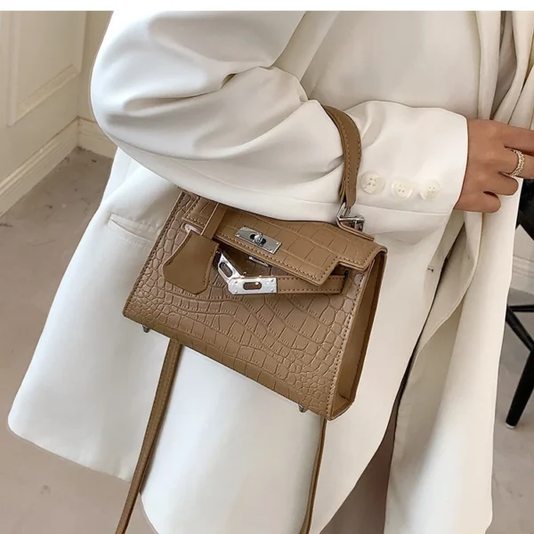 Crocodile Embossed Mini Handbag | Luxury Women’s Top Handle Bag OEM & Wholesale Supplier