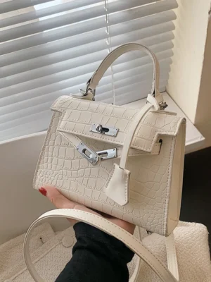 Crocodile Embossed Mini Handbag | Luxury Women’s Top Handle Bag OEM & Wholesale Supplier