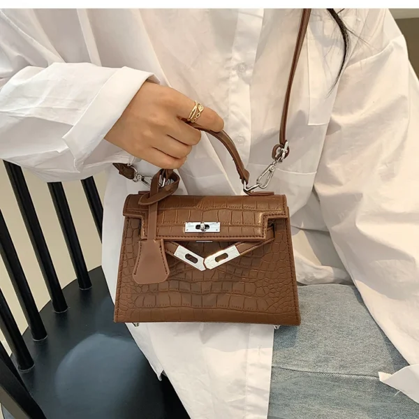 Crocodile Embossed Mini Handbag | Luxury Women’s Top Handle Bag OEM & Wholesale Supplier