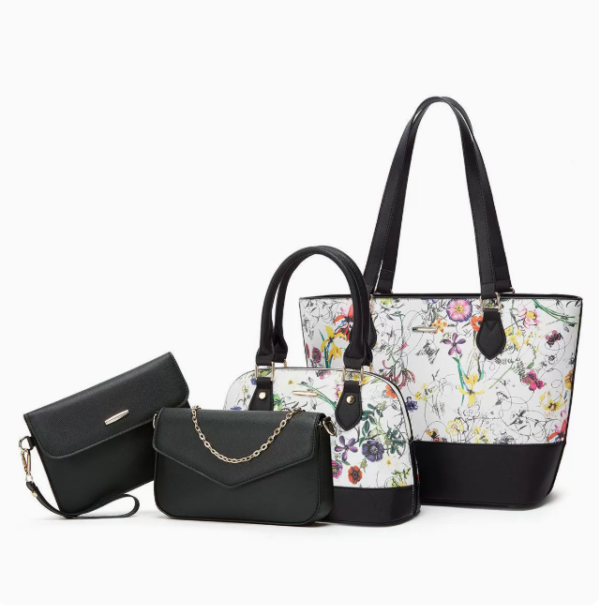 0262f2687ec73e916e484c48182c28ca Women's PU Leather Tote Bag with Zipper Closure – 2325