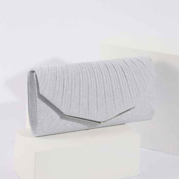 0464af4ac56cbd22c7a8a2ca8a1aa962 Vintage Ruched PU Leather Clutch Evening Bag