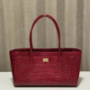Crocodile Embossed Top Grain Leather Tote Bag – JD-78866