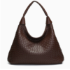 0e4a8339d9aef10545ff088d1d12ecec Women's Woven PU Leather Hobo Shoulder Bag