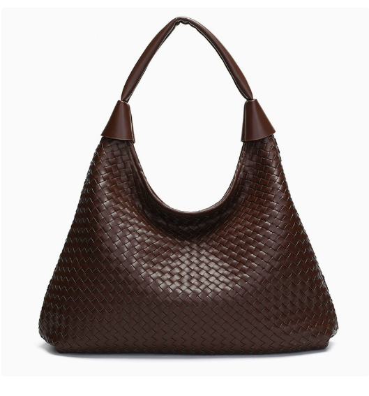 0e4a8339d9aef10545ff088d1d12ecec Women's Woven PU Leather Hobo Shoulder Bag