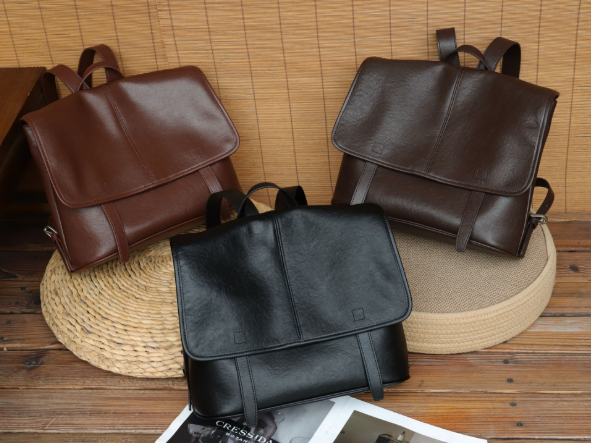 136676ae408ef8e526f9cdae7e80dc63 Vintage Top Grain Leather Flap Women’s Backpack