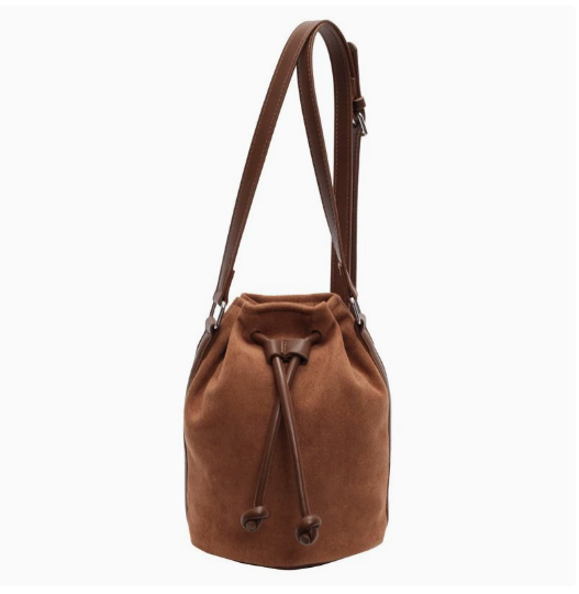 Women's Mini Drawstring Bucket Crossbody Bag