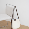 Women's Soft Split Cowhide Leather Bucket Shoulder Bag