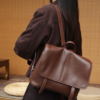 5399be8dbcd03244cb61e9ffee16133a Vintage Top Grain Leather Flap Women’s Backpack