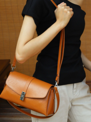 5b0a95ec8fc9d89b91662781e7b29092 Top Grain Leather Slouch Shoulder Bag – Minimalist Women’s Underarm Handbag