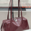 69d9b355bcc15ff9974b7ca1623355b9 Women's Top-Grain Cowhide Boston Bag with Zip Closure