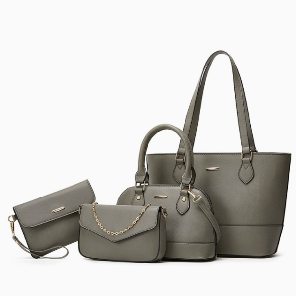 720f01d38fd866e16276f0e387a9d3ba Women's PU Leather Tote Bag with Zipper Closure – 2325
