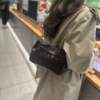 Top Grain Leather Underarm Shoulder Bag – Minimalist Women’s Handbag