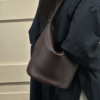 7a42ce510dd843a0352e90eb380b8381 Women's Large Top-Grain Cowhide Leather Bucket Bag