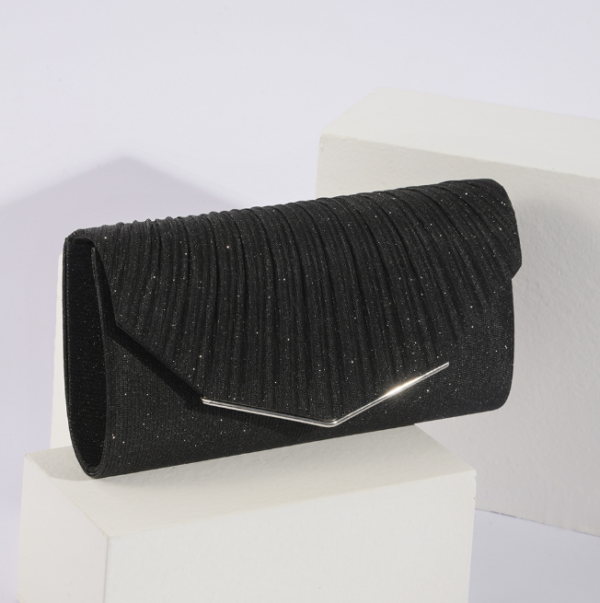 8b7117437361fa37db55aeff26d7dfeb Vintage Ruched PU Leather Clutch Evening Bag