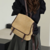 95710a7a976b406a226be37d6d61f2a7 Vintage Suede Cowhide Flap Women’s Backpack