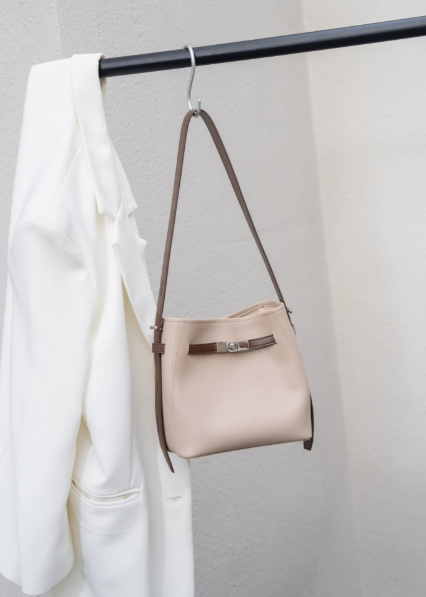 bc380a8ea1d33064417ffc82b93c9f63 Women's Split Cowhide Leather Bucket Shoulder Bag