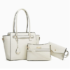 c62b40efa4e82a983e99a87e3c686afb Women's 3-Piece PU Leather Tote Bag Set with Belt Detail