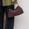Women's Genuine Leather Shoulder & Crossbody Bag with Clasp Closure