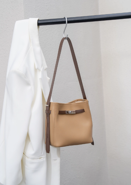 cacbe35c20766a778b326356a1114ab0 Women's Split Cowhide Leather Bucket Shoulder Bag