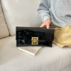 PU Leather Oriental-Inspired Clutch Evening Bag