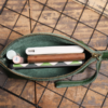 d68025db1799c512ddc434ef1e08a418 Women's Top-Grain Cowhide Leather Wristlet Pouch