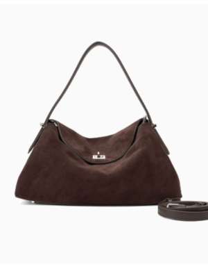 da69d8ab0e33ac3f7dd1979a0adabd3c Women's Genuine Leather Shoulder & Crossbody Bag with Clasp Closure
