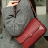 Top Grain Leather Cambridge Satchel – Vintage Women’s Messenger Bag