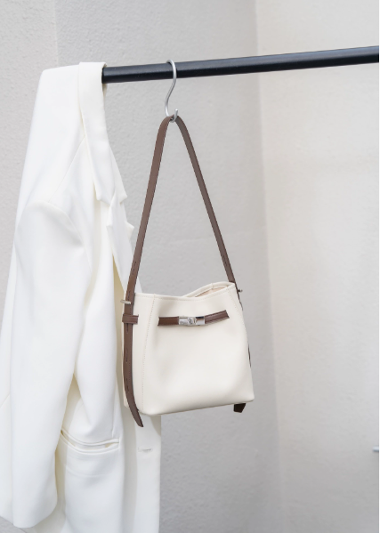 dcf3c8dce9243955bb1aed5e8f1f2108 Women's Split Cowhide Leather Bucket Shoulder Bag