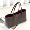 Crocodile Embossed Top Grain Leather Tote Bag – JD-78866