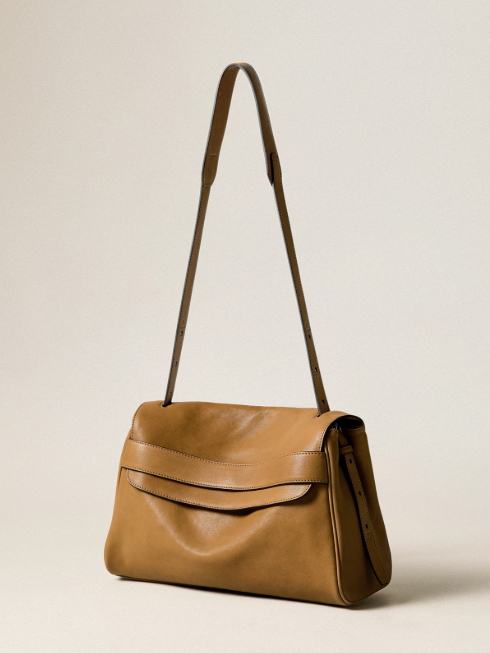 Genuine Leather Hobo Shoulder Bag – Large Capacity Women’s Everyday Bag