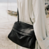 Genuine Leather Hobo Shoulder Bag – Large Capacity Women’s Everyday Bag